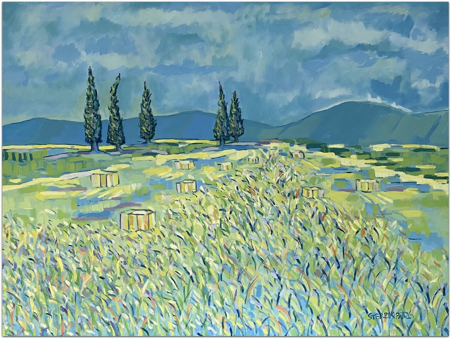 Way to the light Jacques Sterenberg Original painting for sale