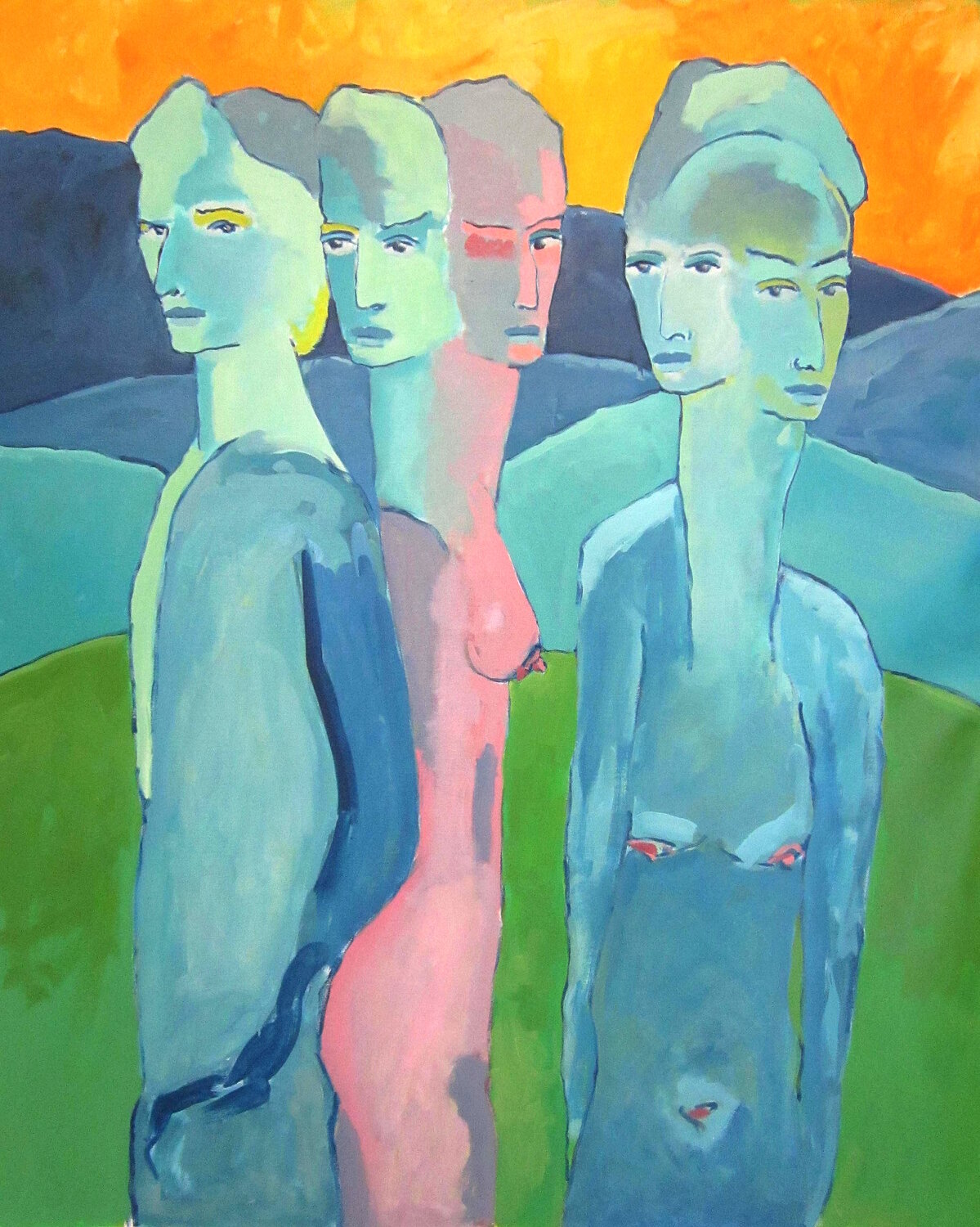 War Zone Jacques Sterenberg Original painting for sale
