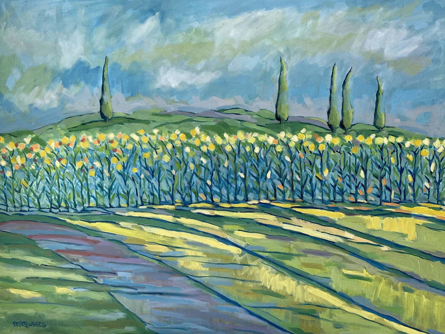 The Harvest Jacques Sterenberg Original painting for sale
