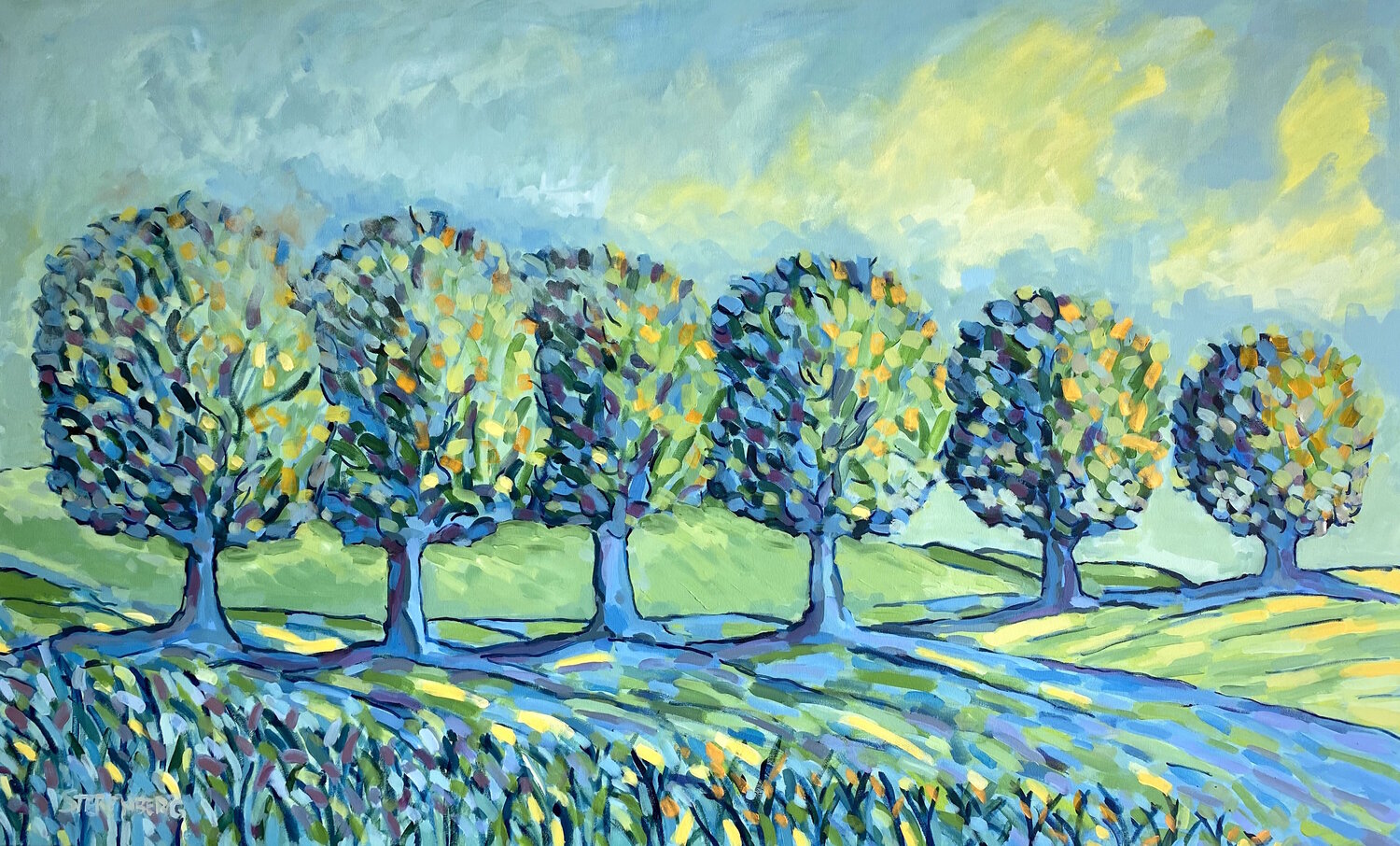 The Golden Hour Jacques Sterenberg Original painting for sale