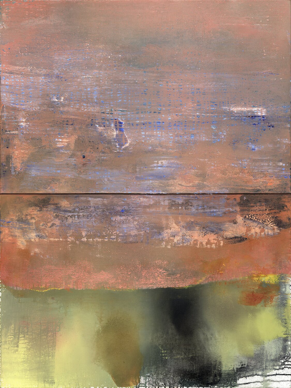 The Oracle XXII (Diptych) Yari Ostovany Original painting for sale