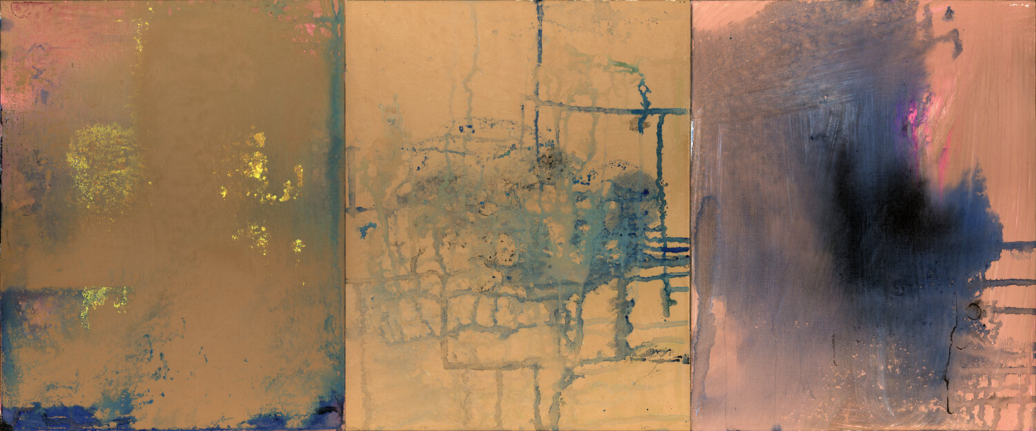 Nova Concordia 3 (triptych) Yari Ostovany Original painting for sale