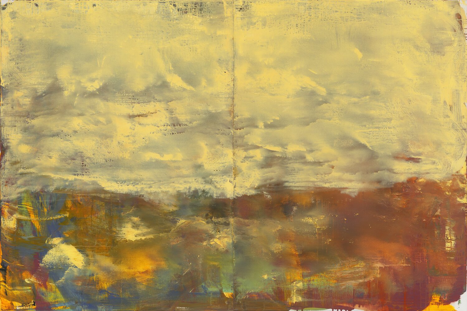 The Oracle XXVII (diptych) Yari Ostovany Original painting for sale