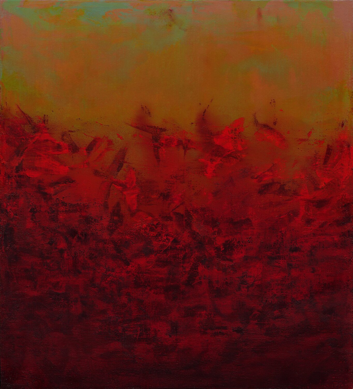 Lament for Siavash Yari Ostovany Original painting for sale