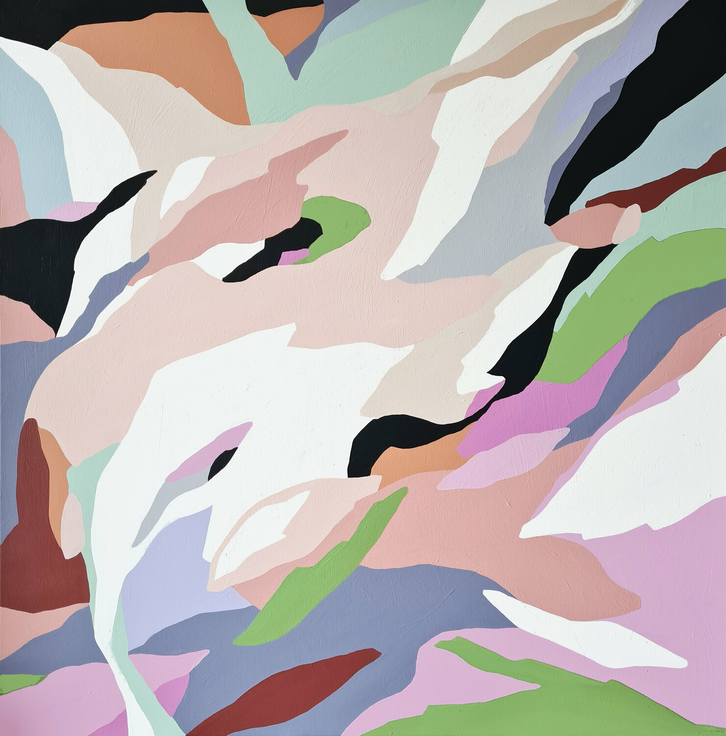 Winter Breeze Amy Kim Original painting for sale
