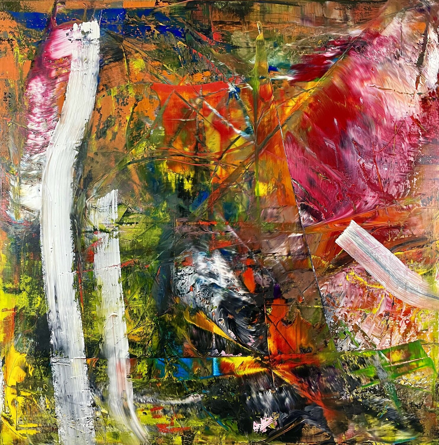 GALAXIE Ludwig Kranich Original painting for sale