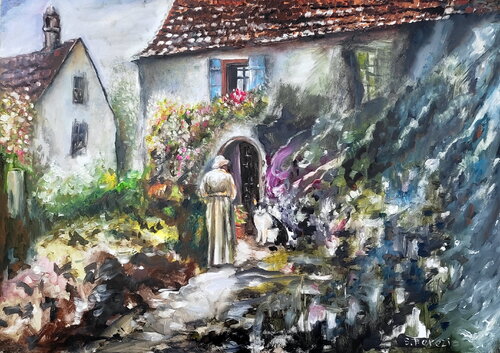 Mistress by Serhiy Berezin, Painting for Sale on Select