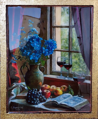 The Hour When the World Grows Still by Serhiy Berezin, Painting for Sale on Select