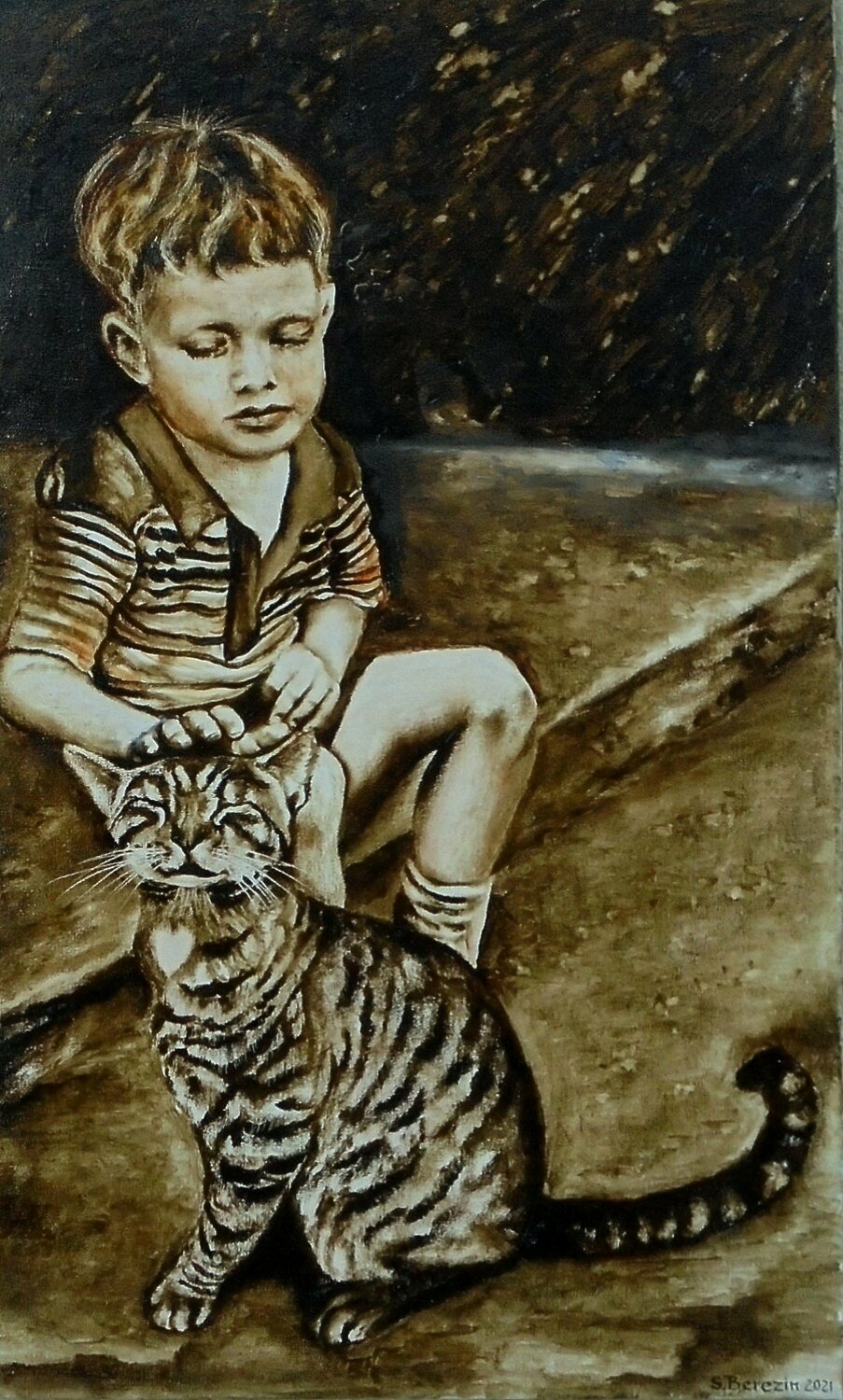 You are my Serhiy Berezin Original painting for sale
