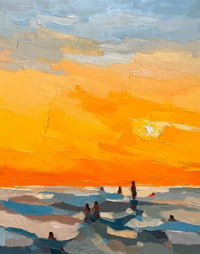 “Golden glory” by Kelly Villasenor, Painting for Sale on Select