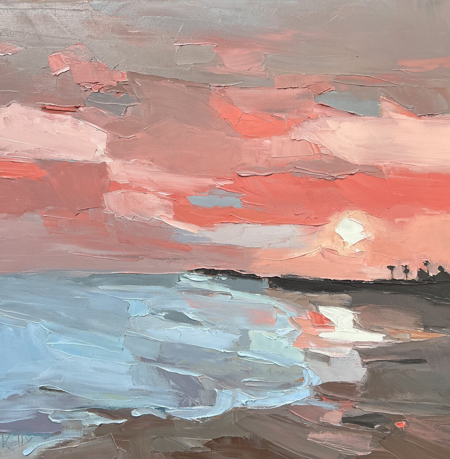 “Solana” Kelly Villasenor Original painting for sale