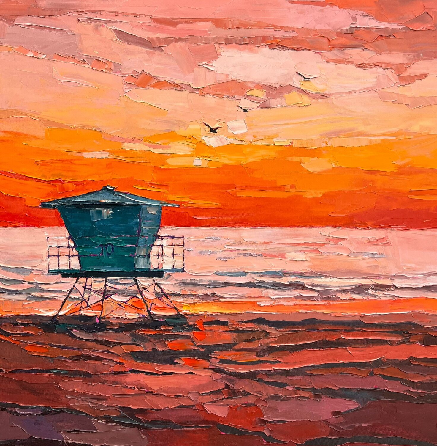“Magic Hour” Kelly Villasenor Original painting for sale