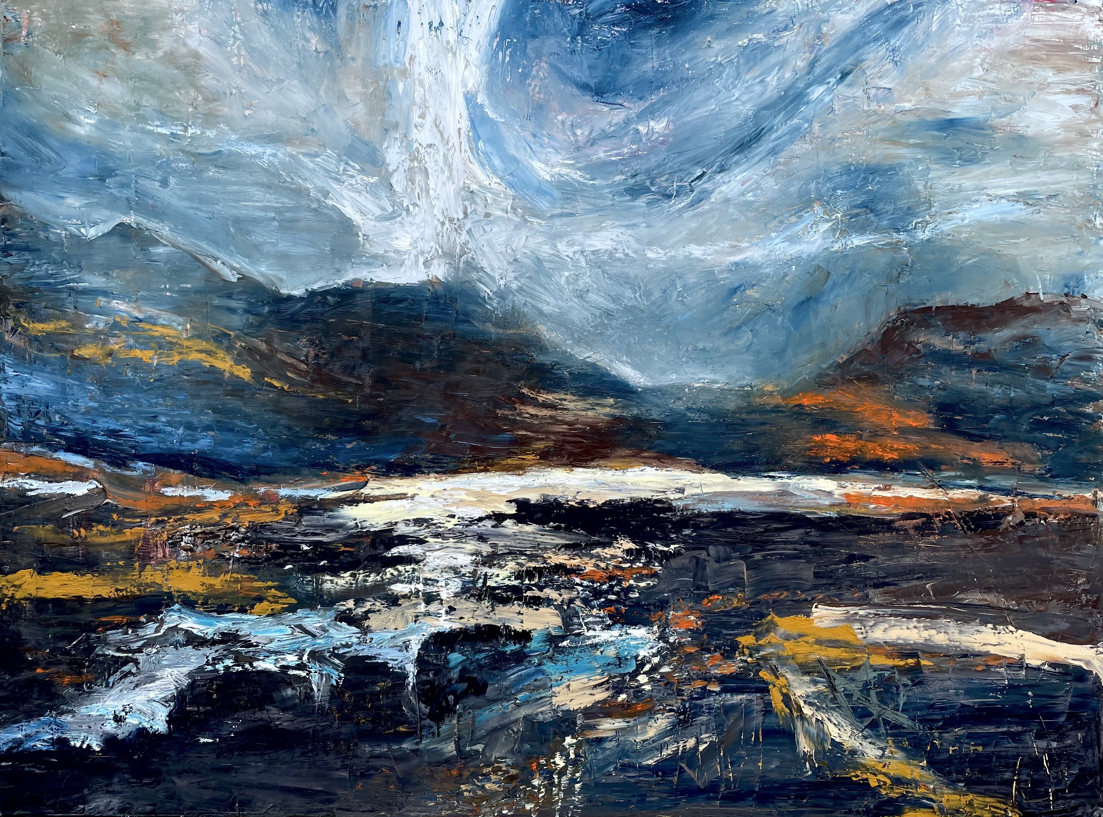 Eruptions in the dark skies