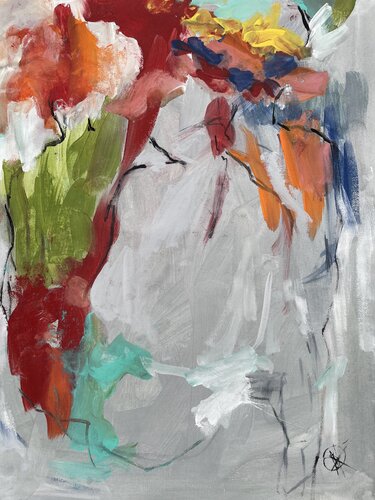 Picnic in the park by Mariam Qureshi, Painting for Sale on Select