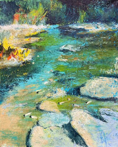 Infinite Summer by Mariam Qureshi, Painting for Sale on Select