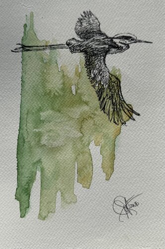 A Sky Held in Water by Mariam Qureshi, Drawing for Sale on Select