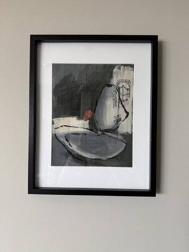 Strate - Study of a sculpture as they dry by Mariam Qureshi, Painting for Sale on Select