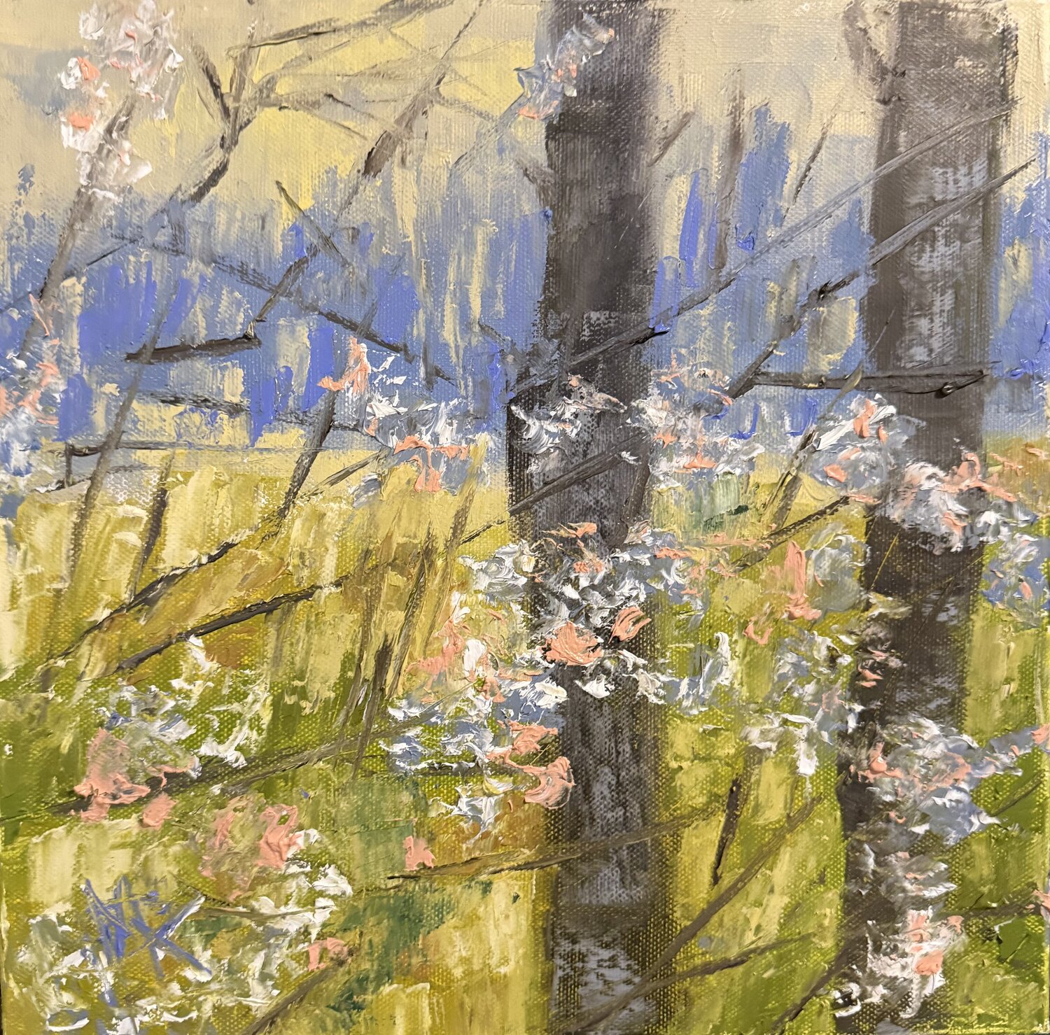 A Forest Awakening Mariam Qureshi Original painting for sale