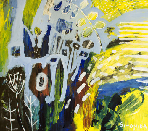 Mountain Meadow 2 by Simonida Djordjevic, Painting for Sale on Select