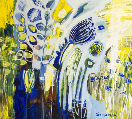 Mountain Meadow 3 by Simonida Djordjevic, Painting for Sale on Select