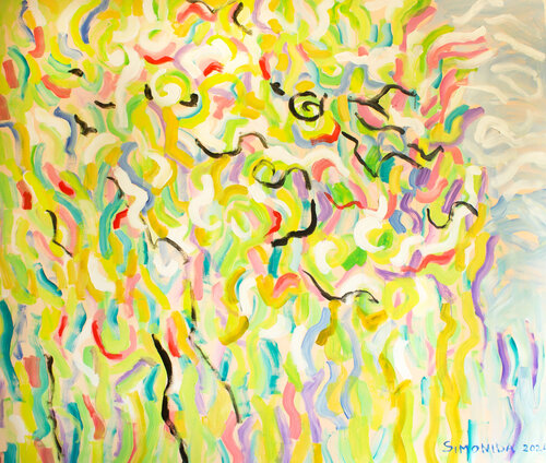 Garden of Harmony by Simonida Djordjevic, Painting for Sale on Select