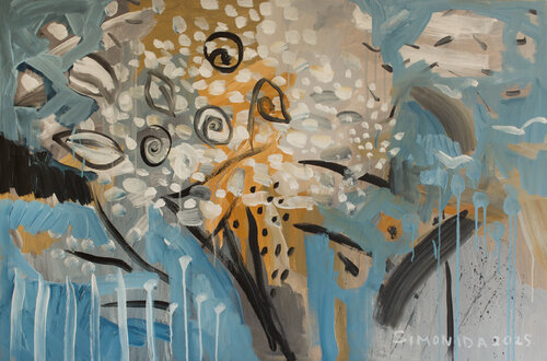 First Snow by Simonida Djordjevic, Painting for Sale on Select