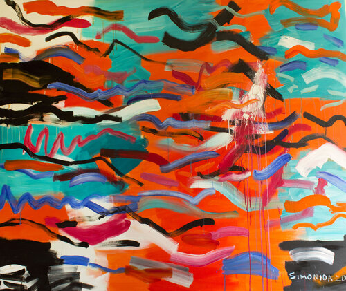 Samba Rhythm 2 by Simonida Djordjevic, Painting for Sale on Select