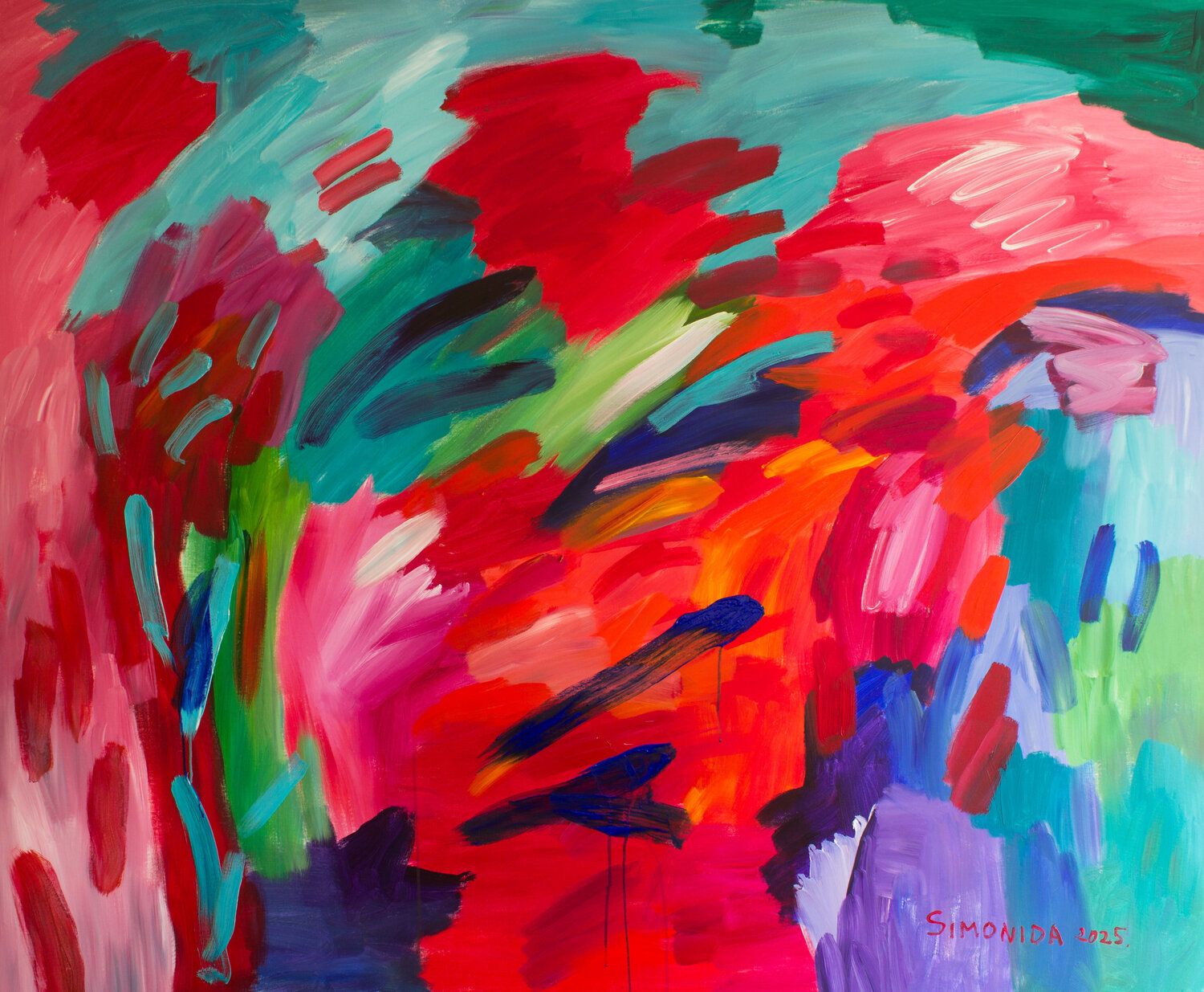 July Simonida Djordjevic Original painting for sale