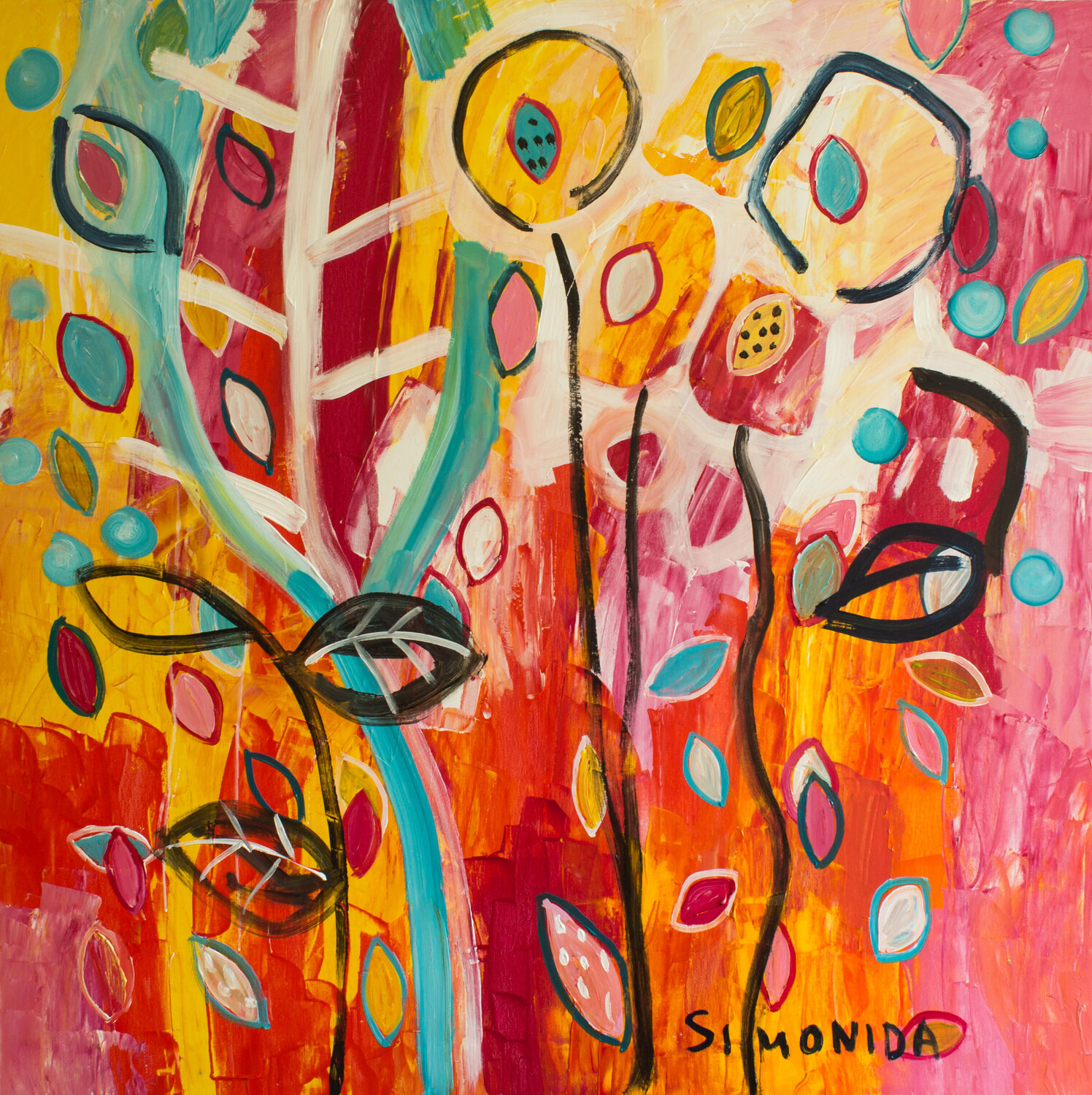 Moment of Joy Simonida Djordjevic Original painting for sale