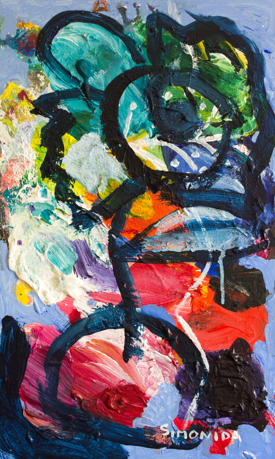 Mighty Flower Simonida Djordjevic Original painting for sale
