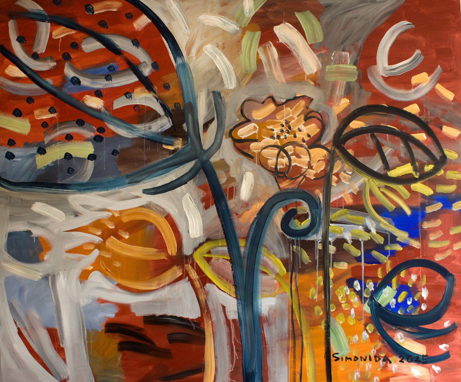 Warm October Afternoon Simonida Djordjevic Original painting for sale