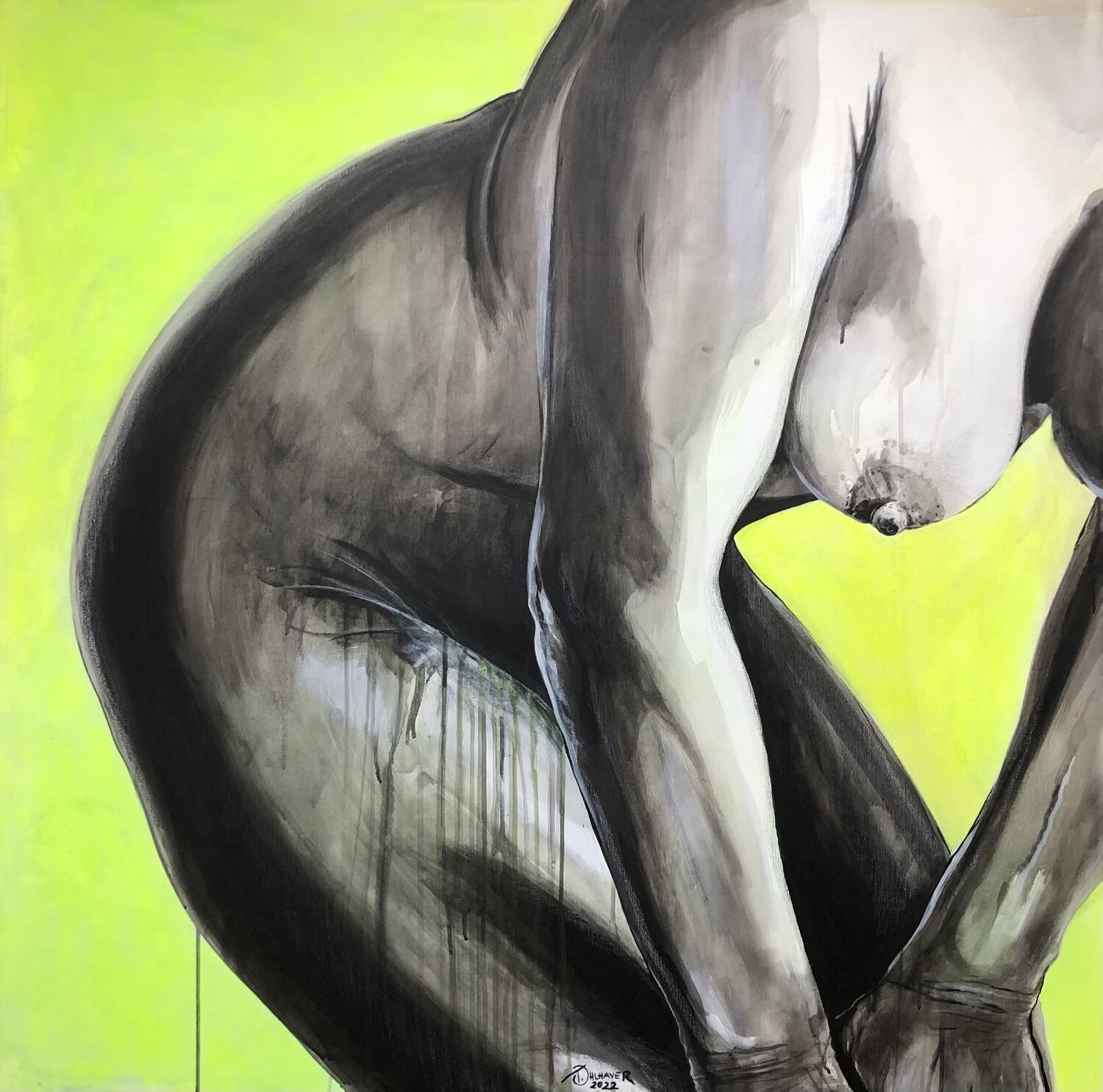 Reach out titia ohlhaver Original painting for sale