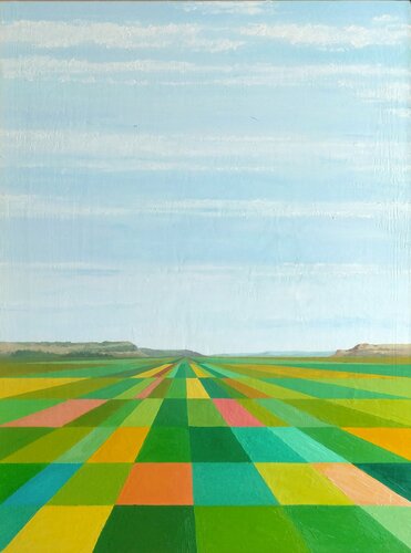 Tierra de Campos en Primavera by Marietta Negueruela, Painting for Sale on Select