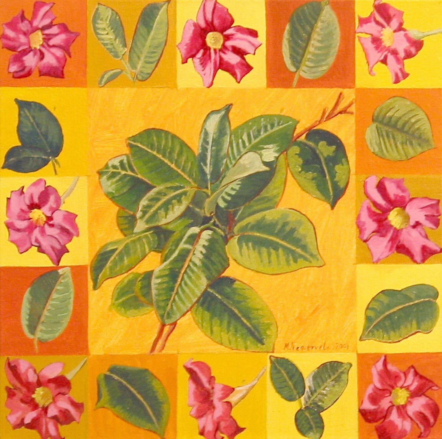 Prímulas Marietta Negueruela Original painting for sale