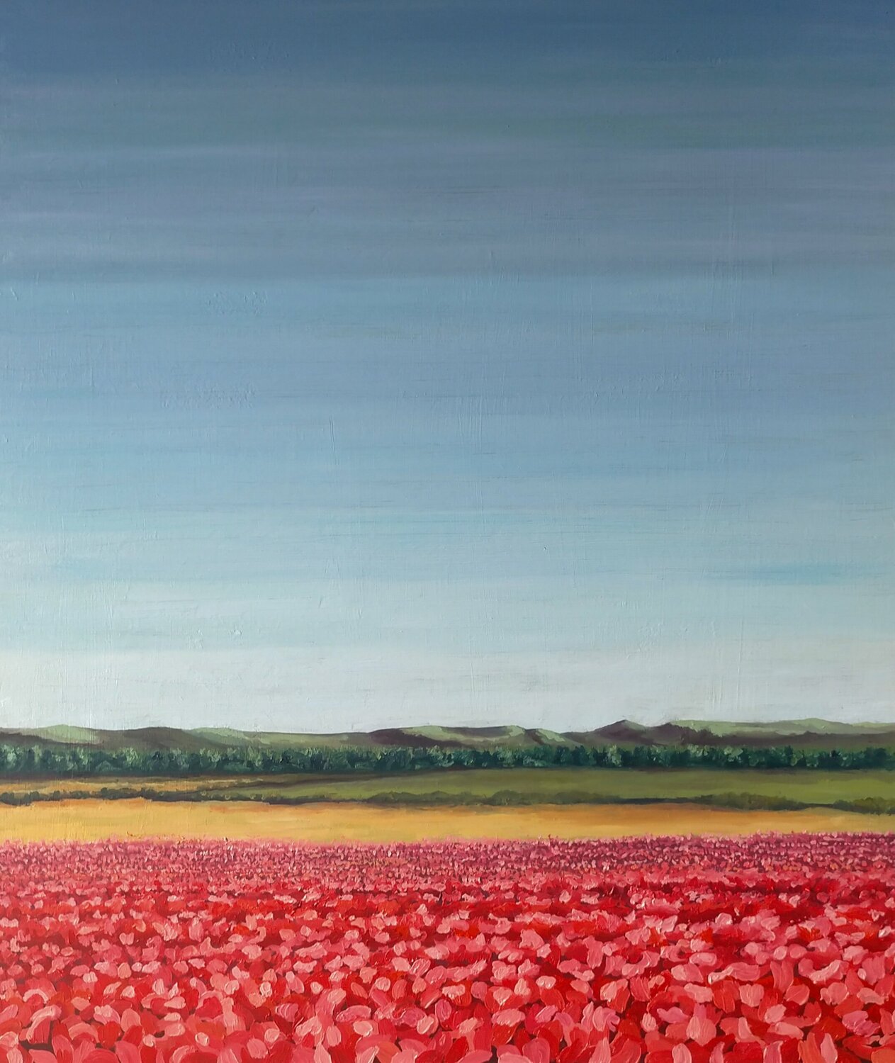 Amapolas en La Vega Marietta Negueruela Original painting for sale