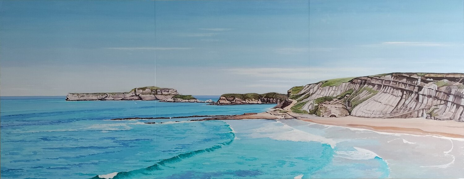Costa Quebrada, Cantabria Marietta Negueruela Originalgemälde zu verkaufen
