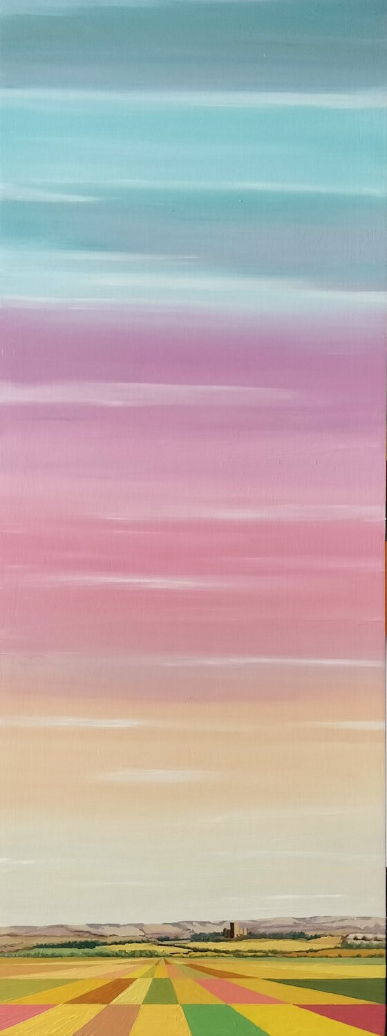Castillo en verano Marietta Negueruela Original painting for sale