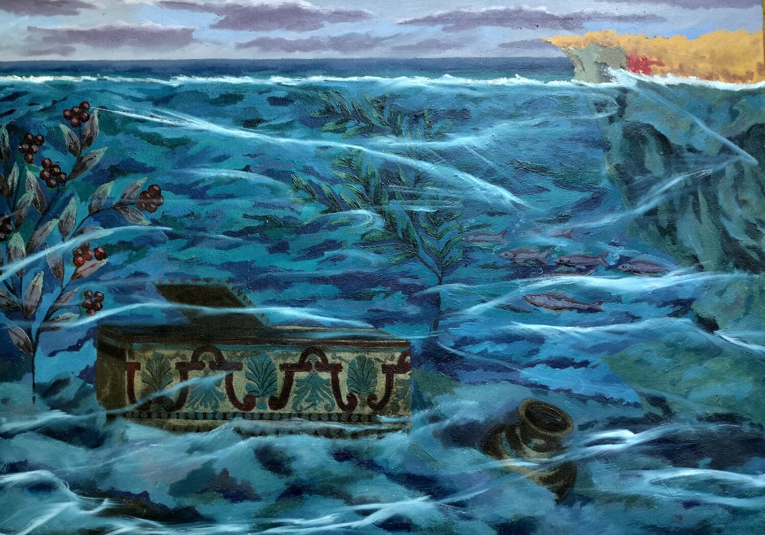 Tesoro egipcio Marietta Negueruela Original painting for sale