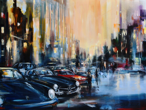 Autostadt by Robert Hettich, Painting for Sale on Select