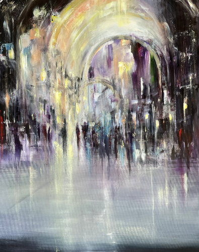 Unsichtbare Präsenz by Robert Hettich, Painting for Sale on Select