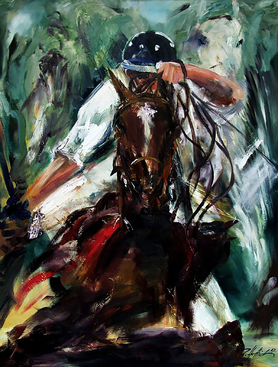 Im Griff Robert Hettich Original painting for sale
