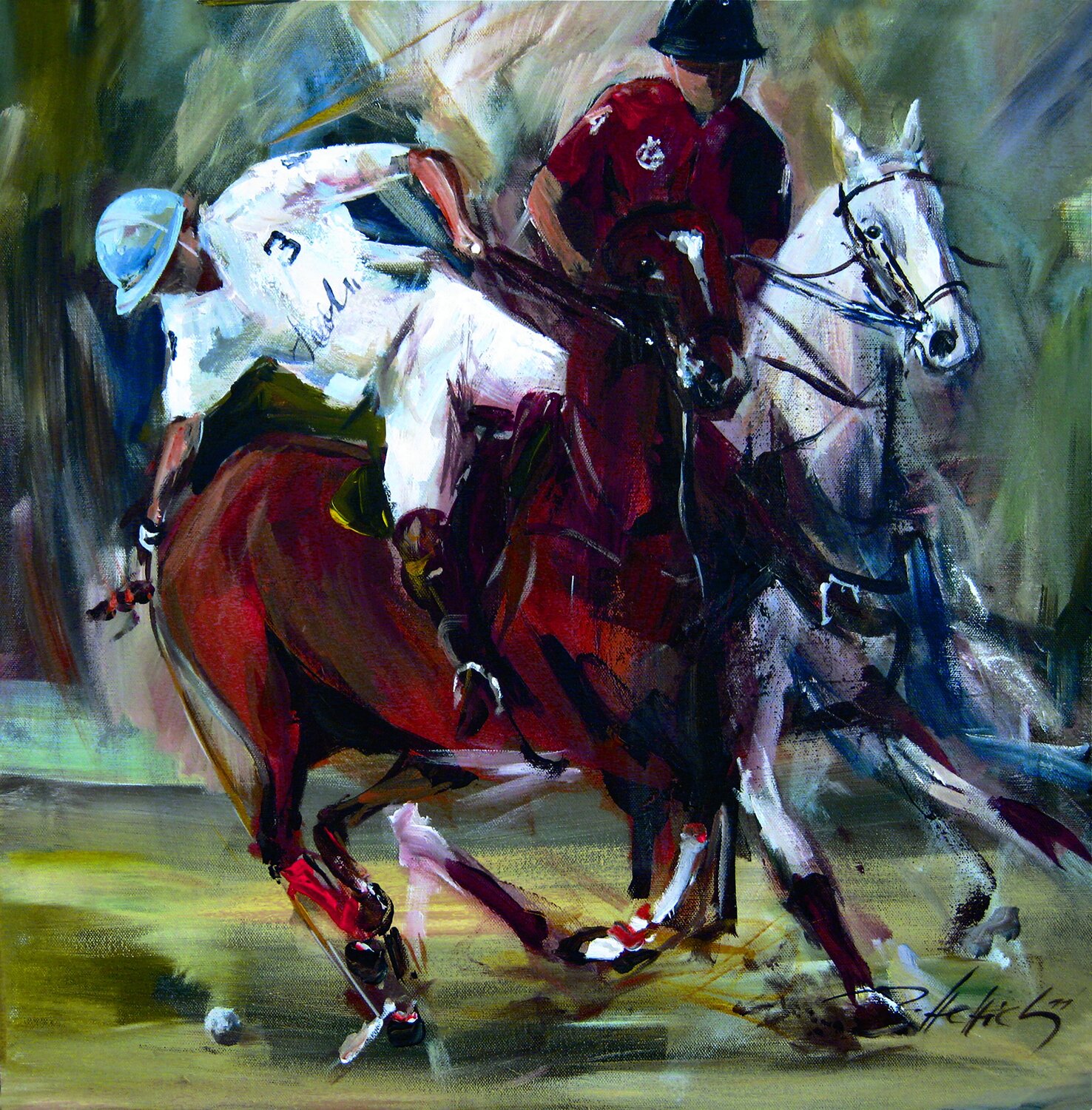 Taktik Robert Hettich Original painting for sale