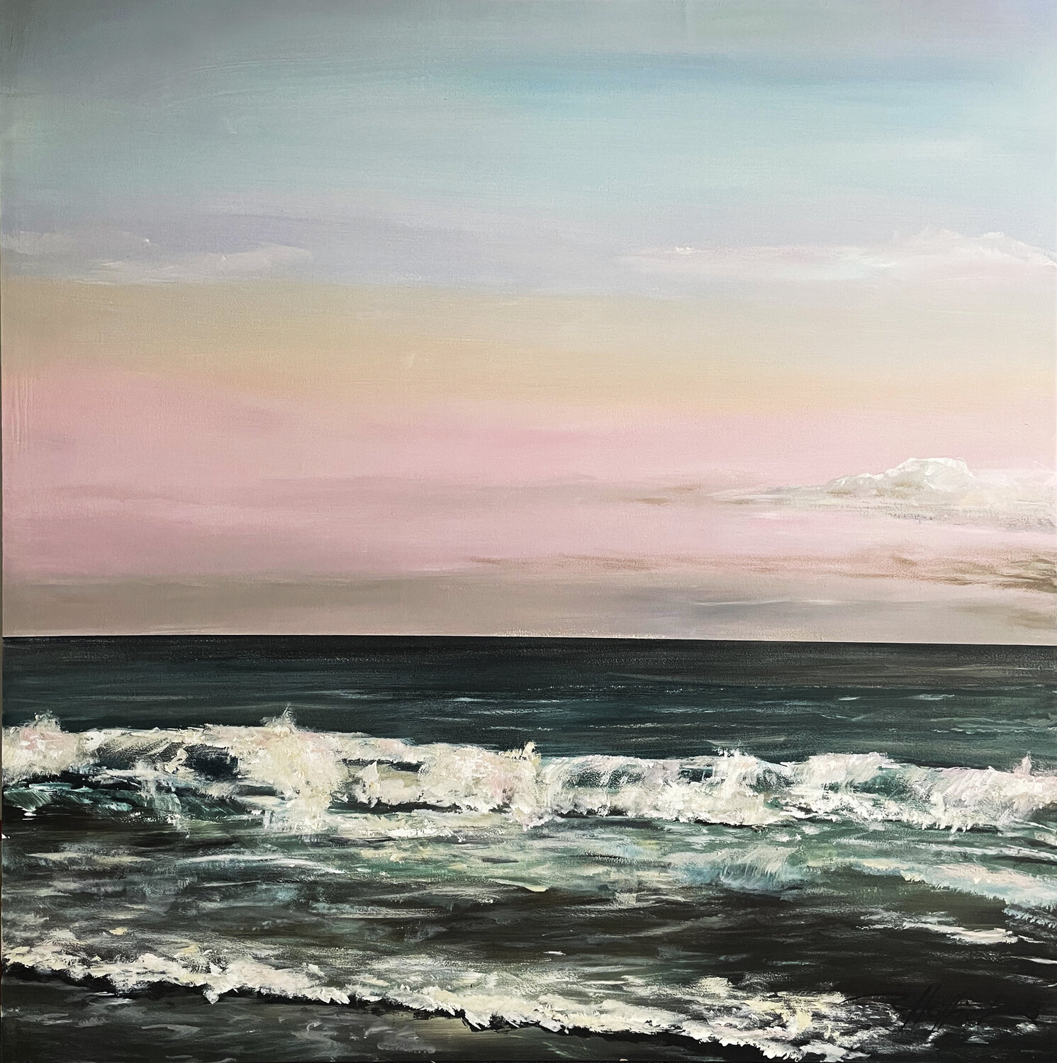 Am Ufer des Himmels "023 Robert Hettich Original painting for sale