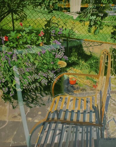 Im Garten III by Ela Köhler, Painting for Sale on Select