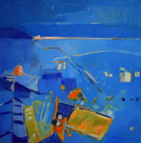 " An der Adria " by Ela Köhler, Painting for Sale on Select