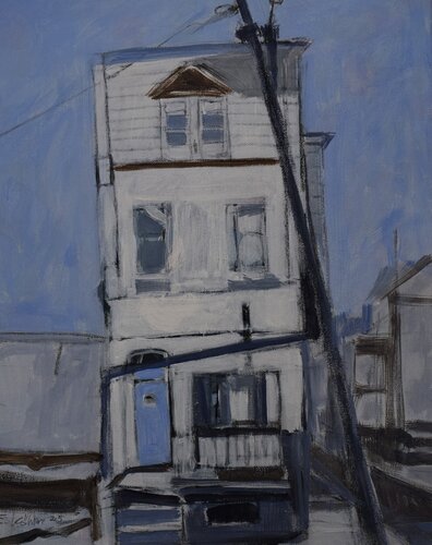Das weiße Haus by Ela Köhler, Painting for Sale on Select