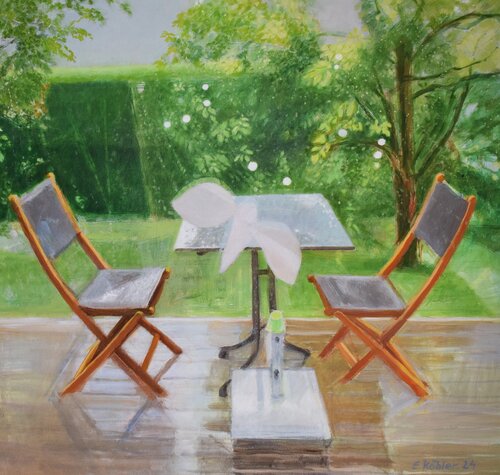 Im Garten IV by Ela Köhler, Painting for Sale on Select