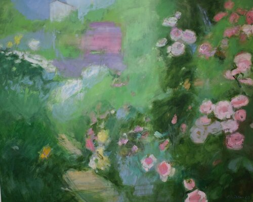 Garten 1 by Ela Köhler, Painting for Sale on Select