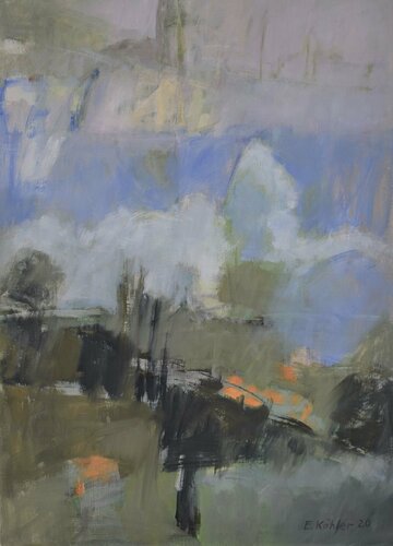 " Winterlandschaft " by Ela Köhler, Painting for Sale on Select