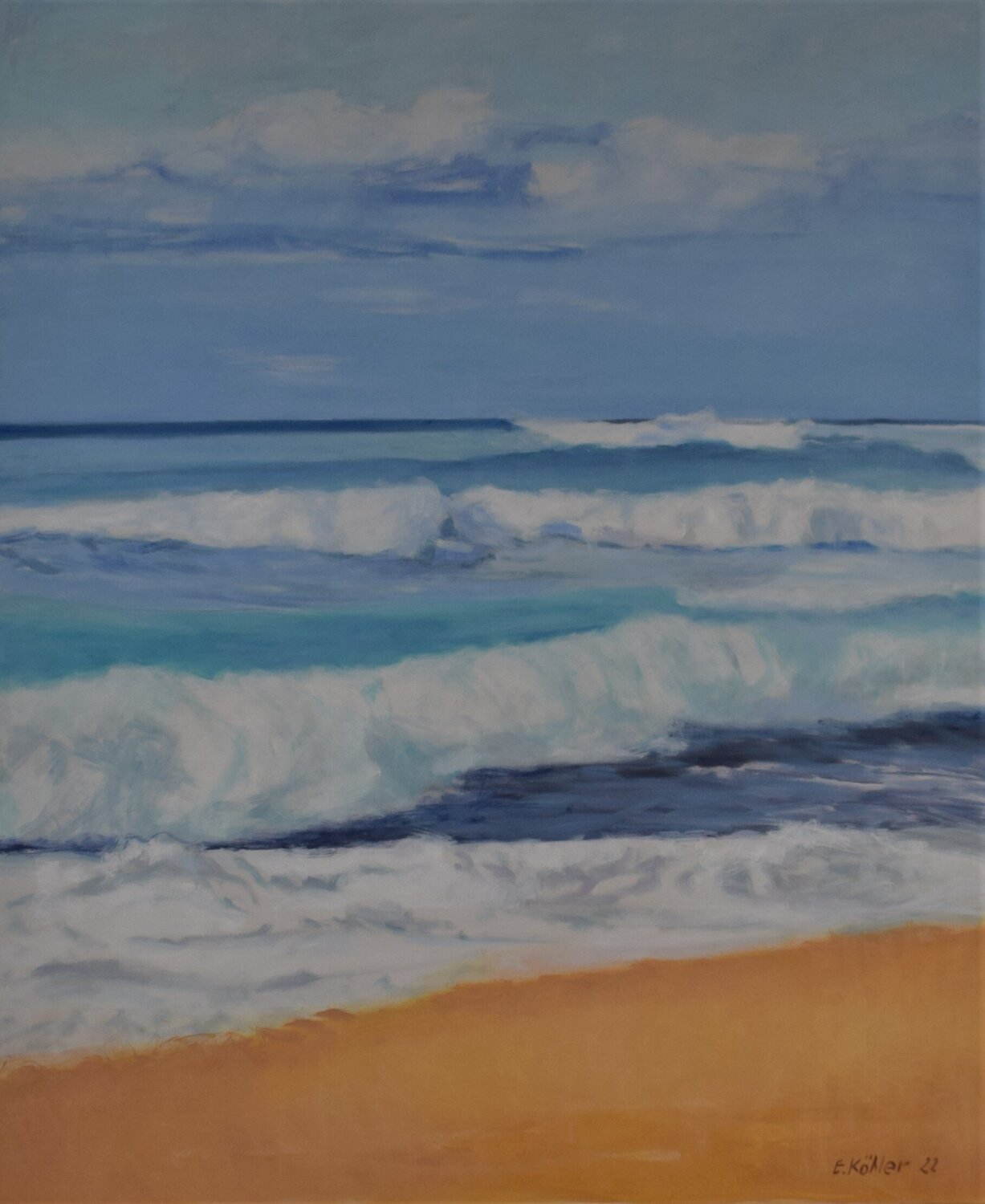 Wasser und Himmel Ela Köhler Original painting for sale